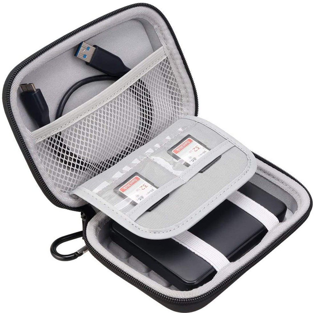 flipkart smartbuy Memory Card Case for For Seagate, Toshiba, WD, Sony, Lenovo, HP & Hitachi 2.5 inch External Hard Disk Case-picture-12