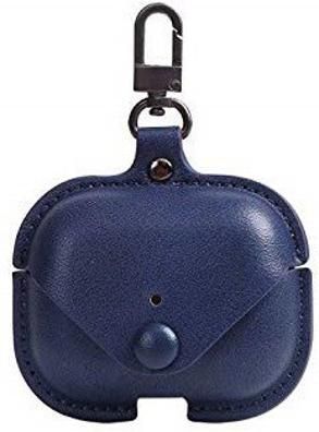 Pouch for boAt Airdopes 161 Cover Leather Storage Bag Earphone Cover with Keychain-image-46