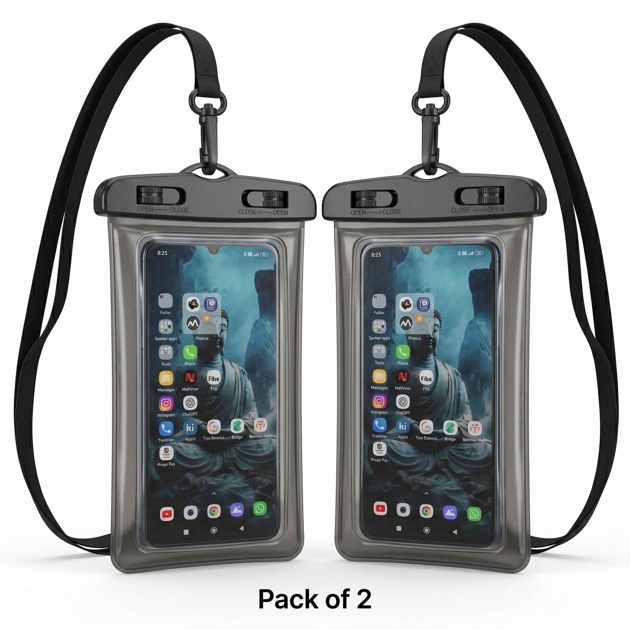 malvaa Pouch for All Android Smartphones, iPhone, Universal Mobile Phones Up To 6.8 Inch Display-picture-14