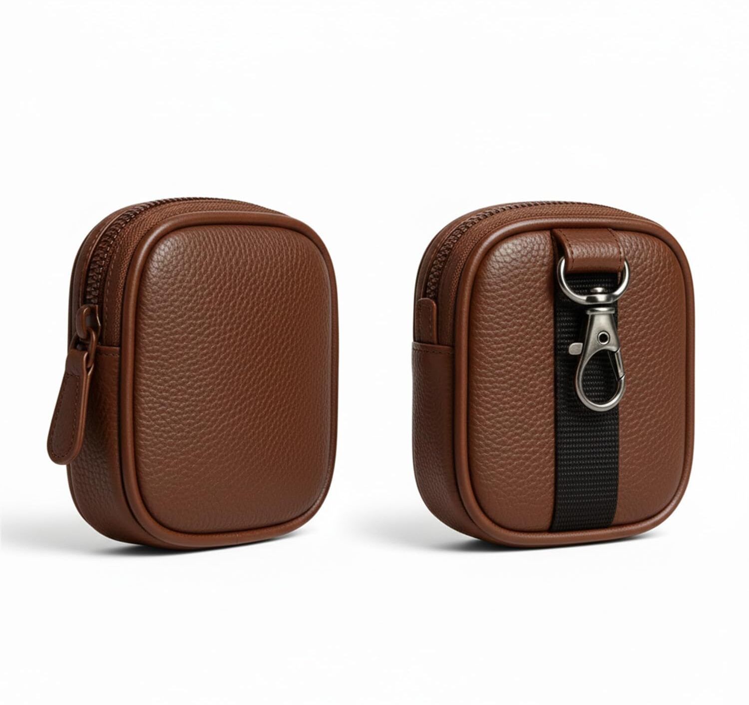 BARAIYA Leather Zipper Earbuds Case For Apple AirPods 1/2/3, AirPods Pro, AirPods Pro 2, boAt Airdopes, Noise Buds-image-42