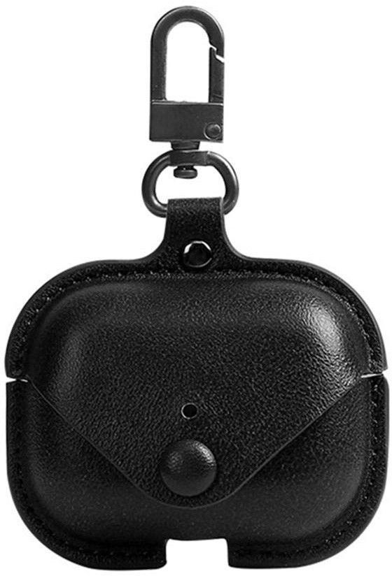 Pouch for boAt Airdopes 161 Cover Leather Storage Bag Earphone Cover with Keychain