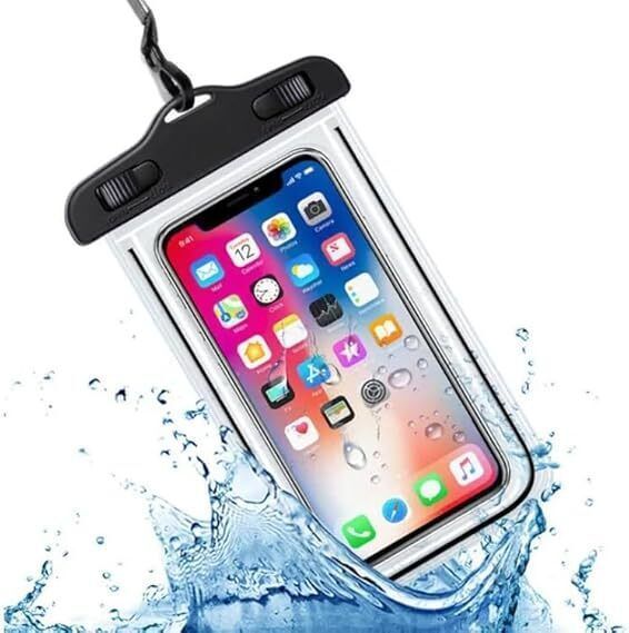 paplaj enterprises Pouch for Waterproof Mobile Pouch with Hanging Strip Underwater Phone Dry pouch phone case cover-picture-24