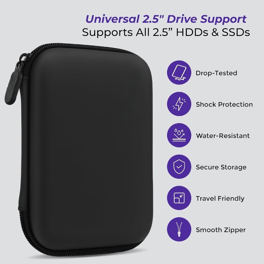 care case Protective Case for Hard Disk Drive Pouch case for 2.5" HDD Cover for WD Seagate Slim Sony Dell Toshiba-picture-44