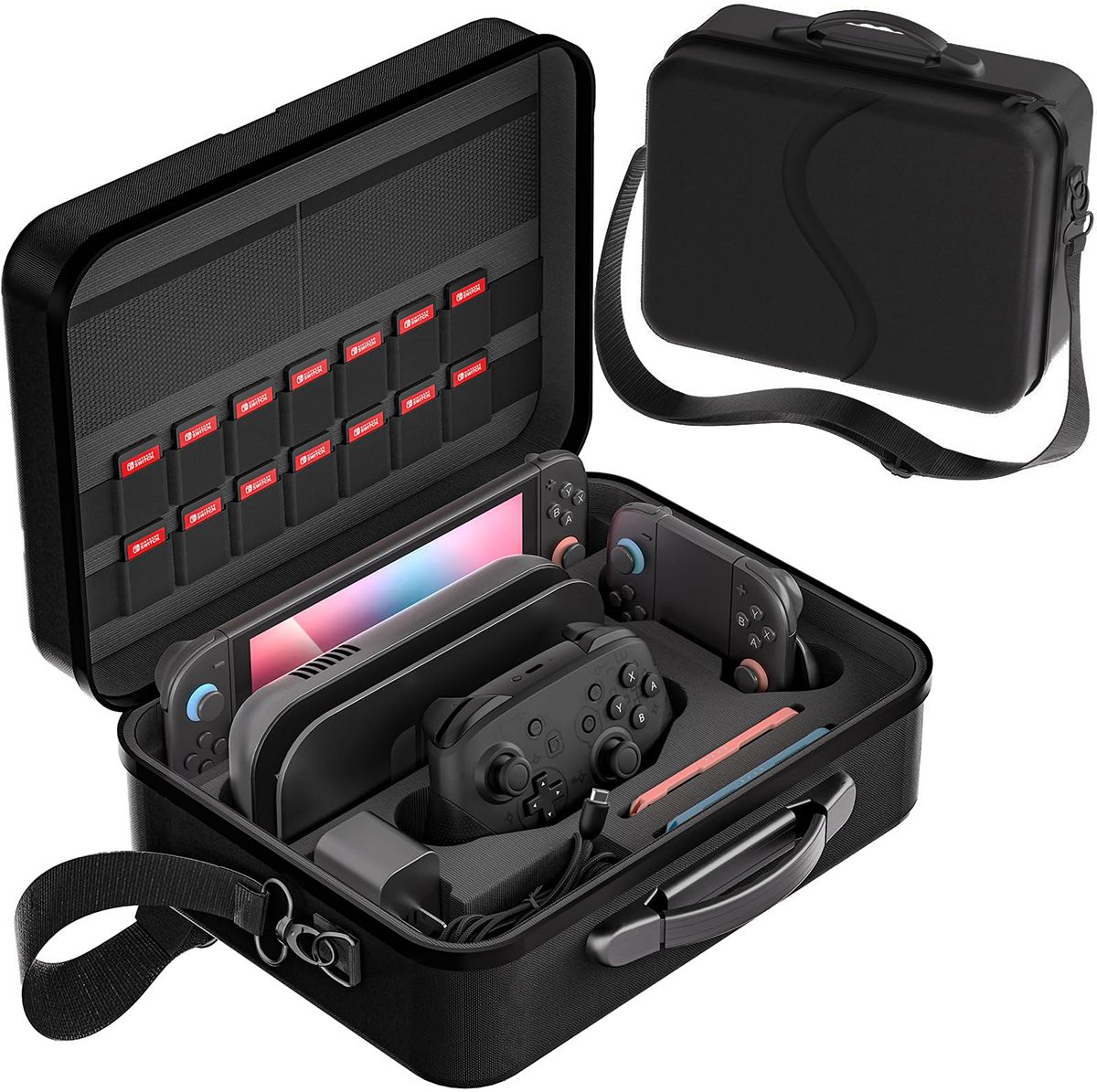 gustave Carrying Case for Switch 2 2025 Hard Shell Travel Bag with Game Slots Small Travel Bag-picture-57