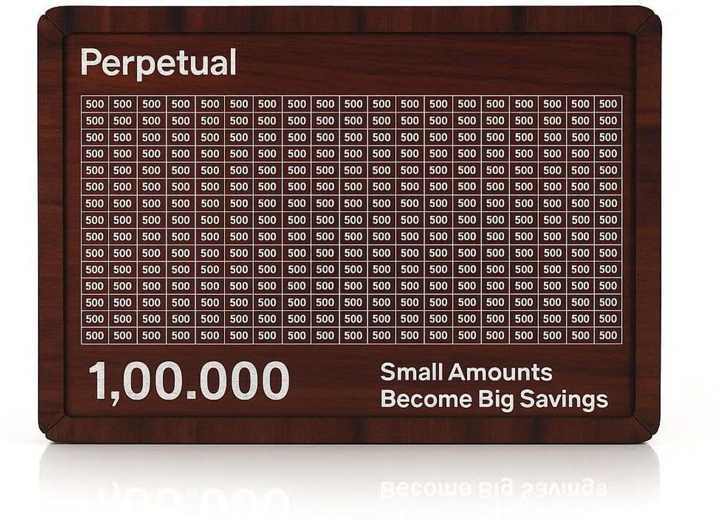 fulffystyl Traditional Wooden Cash Box | Daily 1 lakh Savings Challenge Gullak Cash Box Cash Box-picture-27