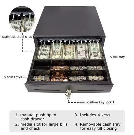 elcons ELECTRONIC CASH DRAWER Cash Box-picture-27
