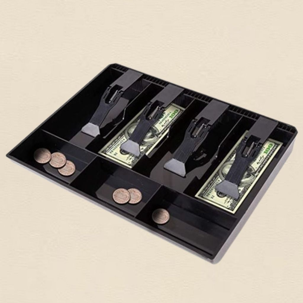 swadhin Cash Management Tray 5 Bill 4 Coin Divider Storage System Cash Box-picture-21