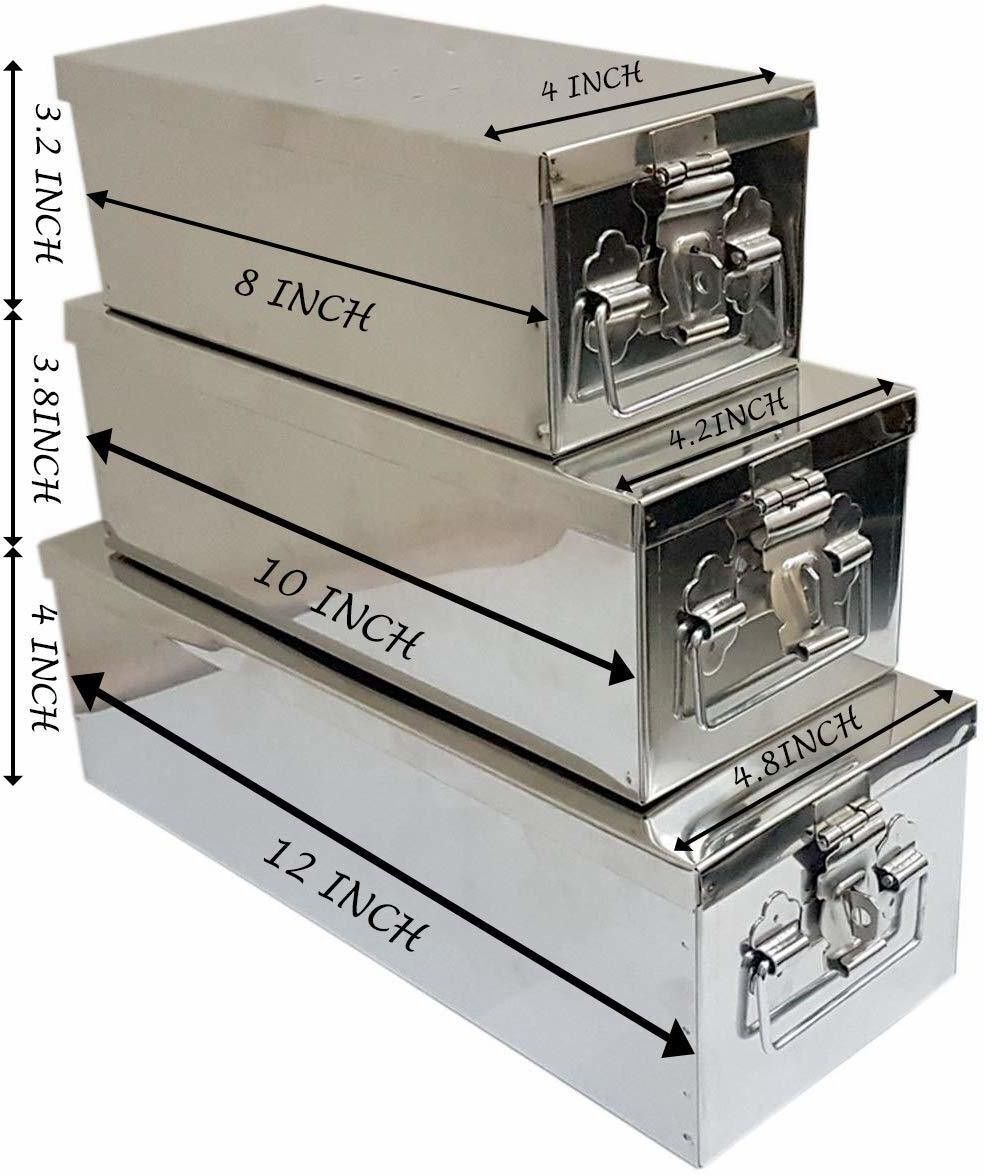 Peti Set (Multi_Pack of 3) Size -8', 10', 12' Inch. With Printed Safe Locker-image-1