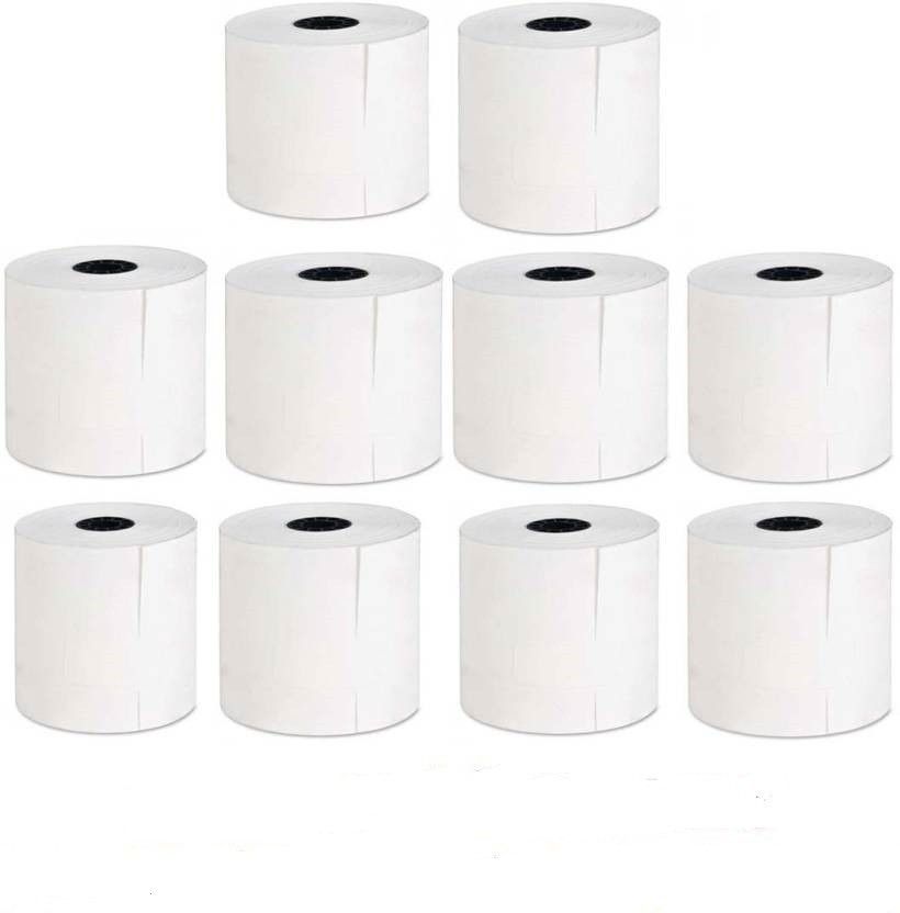 cash tron 80 MM [3 INCH] WIDTH & 50 METERS LENGTHS PACK OF 10 ROLL Thermal Cash Register Paper-picture-26