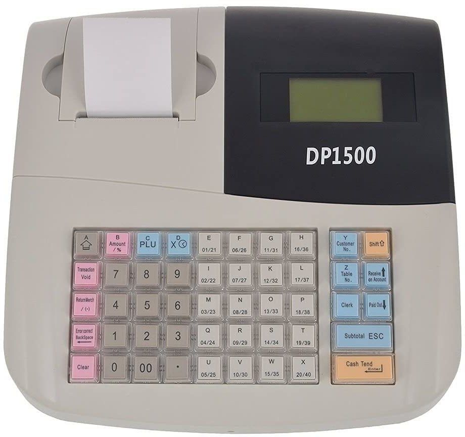 DP 1500 Electronic Cash register thermal printer for Restaurants Table Top Cash Register