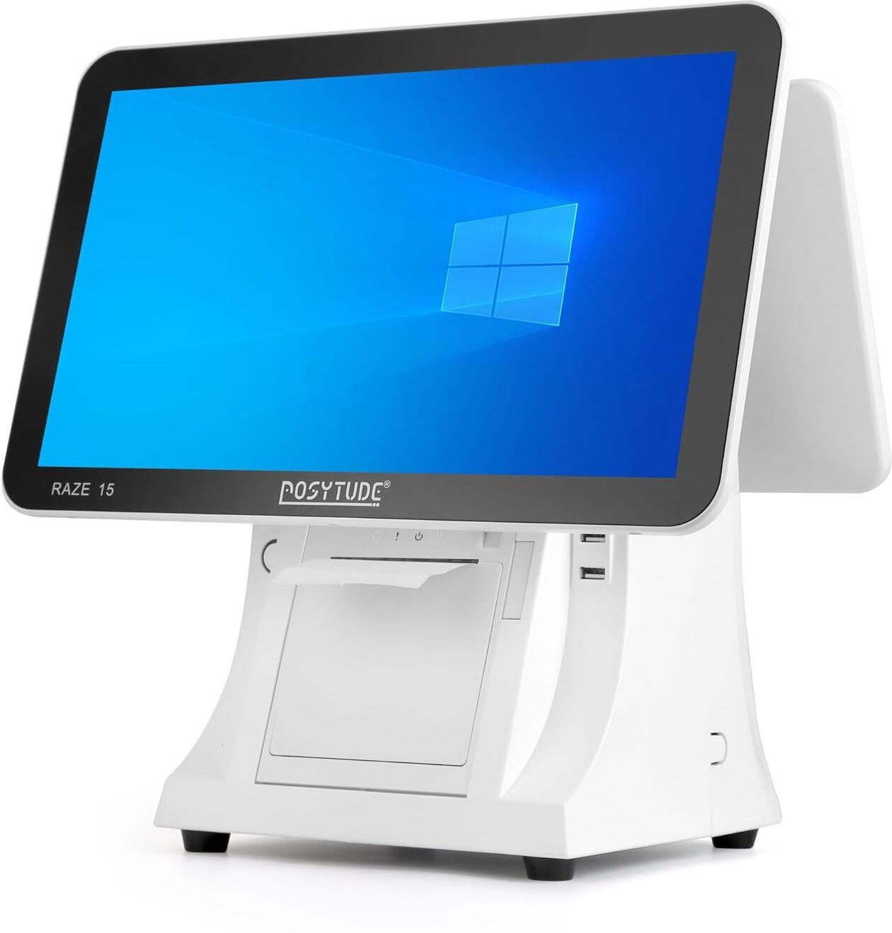 posytude RAZE 15 WHITE TOUCH SCREEN BILLING MACHINE, TOUCH POS, TOUCH BILLING MACHINE Table Top Cash Register-picture-26