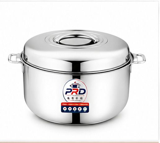 Stainless Steel Hot Pot Casserole with Lid & Side Handles| Multipurpose Serve Casserole-image-4