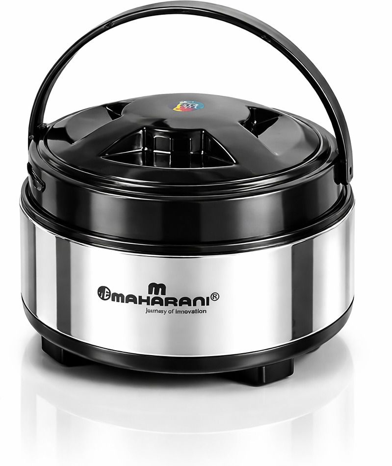 ae maharani Royal Stainless Steel Casserole 5500 ml – Insulated Hot & Cold Serving Bowl Thermoware Casserole-picture-14