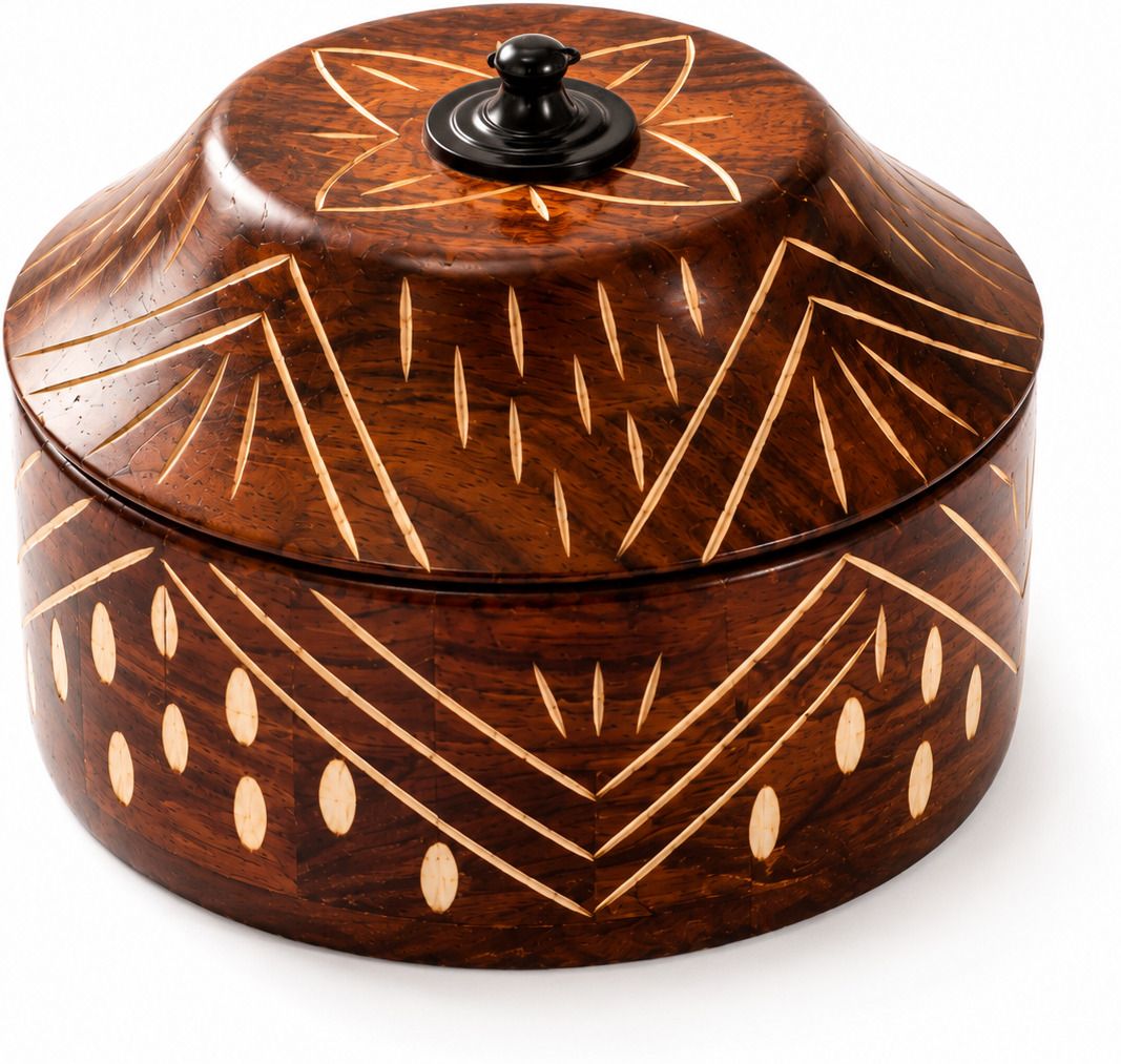 HNB Chapati Box |Wooden Casserole for Kitchen & Dining |Hotpot Serving Dish Serve Casserole-image-11