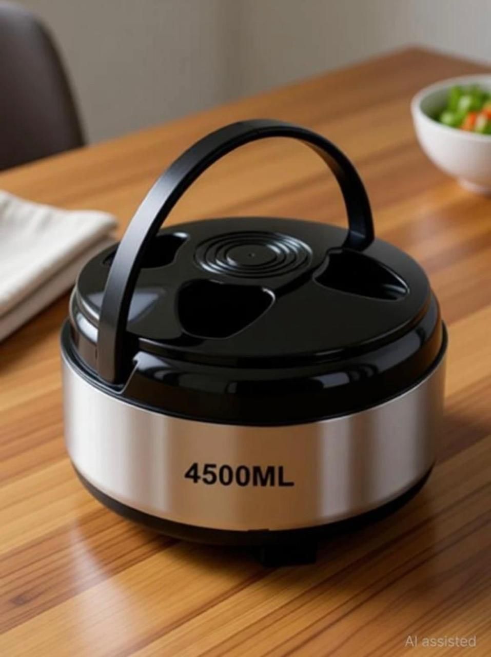 homivra Jumbo Insulated Stainless Steel Hot Pot 4500ml for kitchen use Thermoware Casserole-picture-47