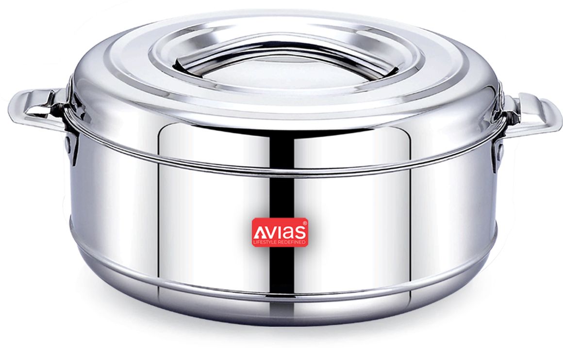 Astra Double Wall Insulated Stainless Steel with Steel Lid , Twisted Lock 2.5 L Serve Casserole-image-23