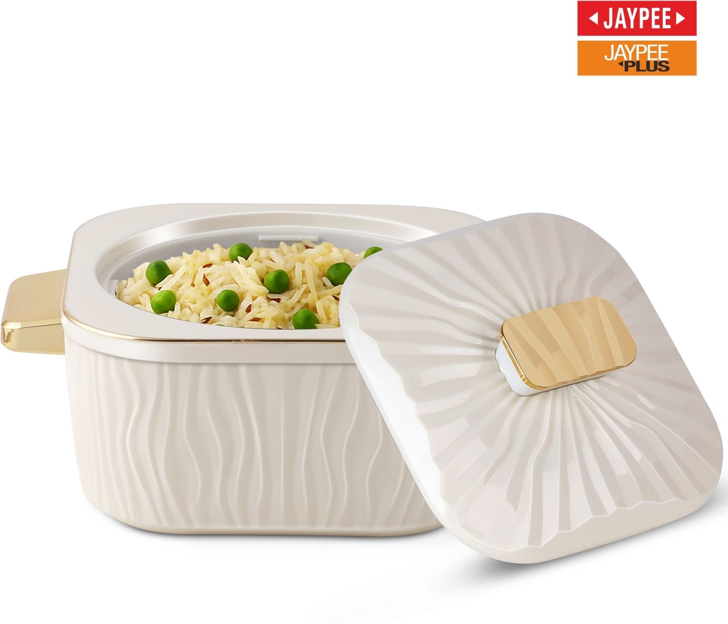 jaypee CRINKLE Casserole with Wavy Design for Biryani, Chapati, Puri and Serving Dishes Serve Casserole-picture-0