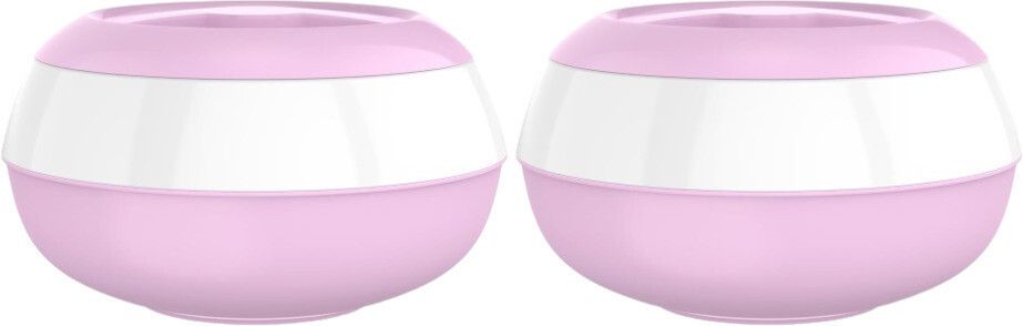 Pink Plastic Casserole Pack of 2 Thermoware Casserole Set-image-17