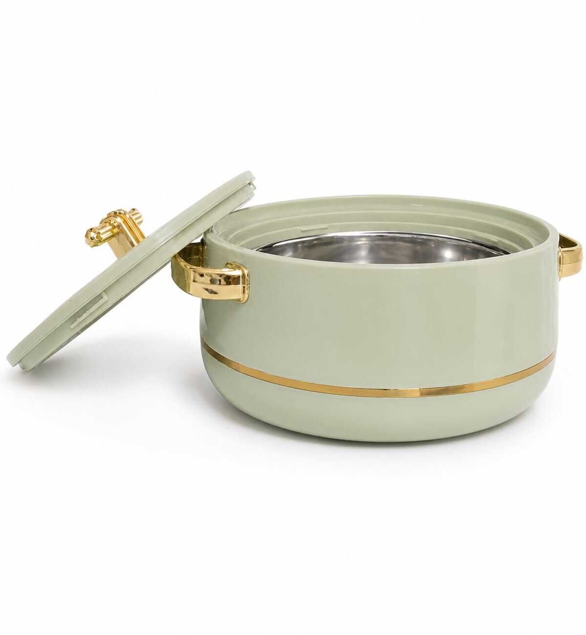 shiv steel Premium Insulated Stainless Steel Casserole for Roti, Rice & Curry Serve Casserole-picture-2