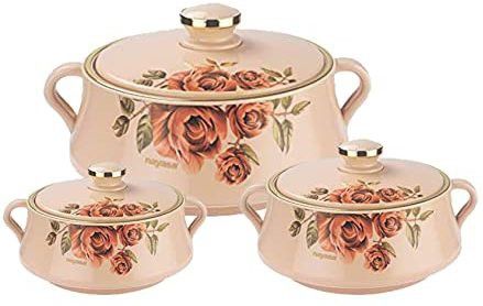 Lorenzo Casserole (Set of 3, 1000, 1500 and 2000,) Pack of 3 Thermoware Casserole Set-image-7