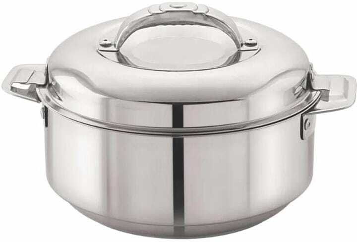 Hot & Cold Double Wall Insulated Stainless Steel Casserole Cook and Serve Casserole-image-17