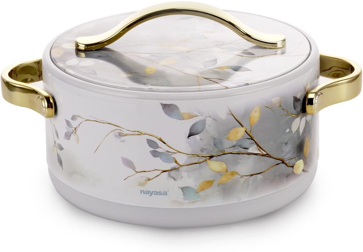 NAYASA Bethany 1500 Insulated Inner Steel Casserole | 1500 ML | BPA Free | Thermoware Casserole-picture-24