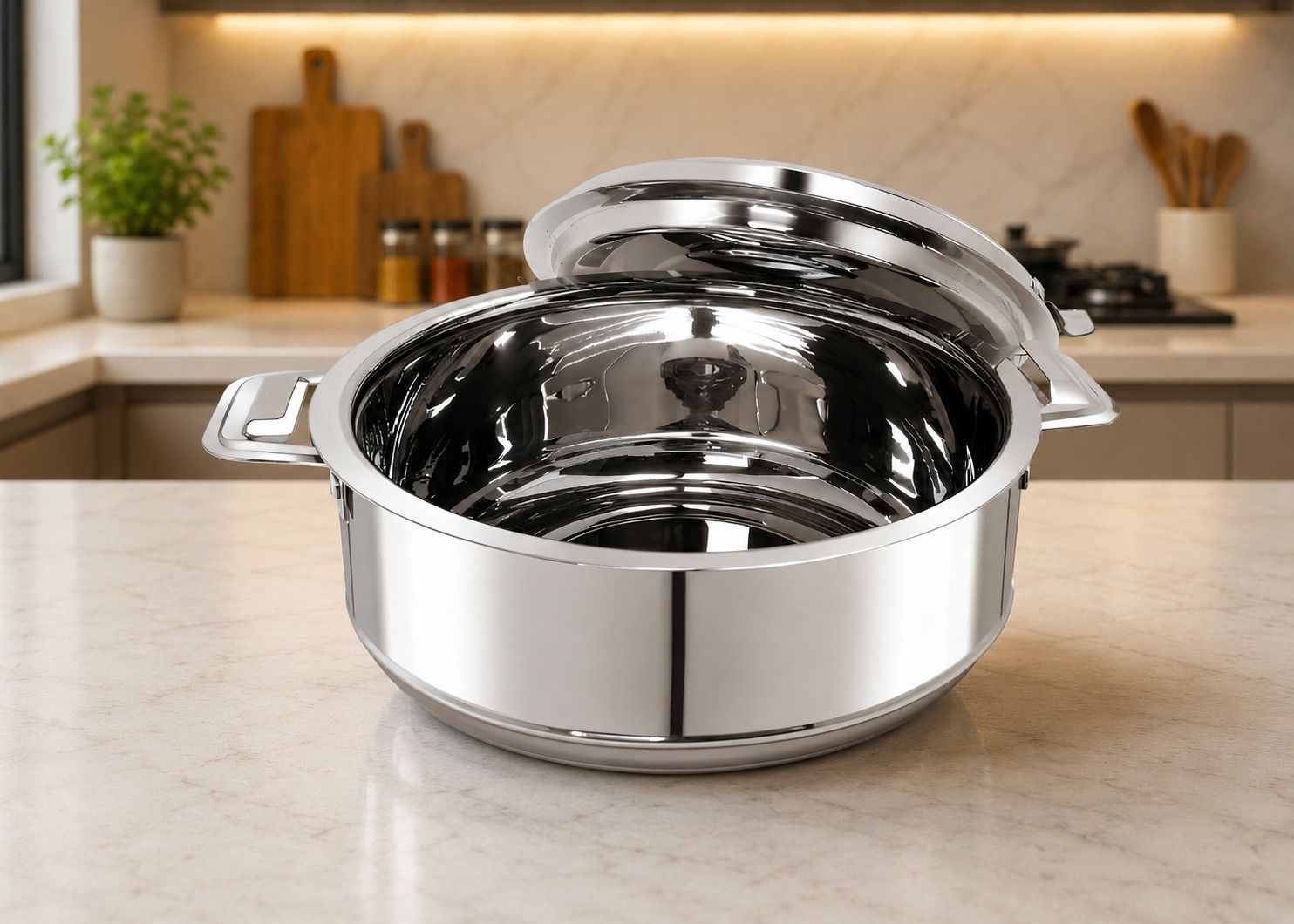 saenterprise Hot Pot for Roti, Rice & Curry Serve Casserole-picture-13