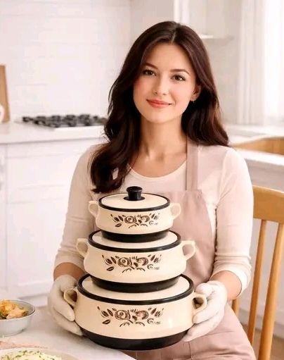 abc Casserole set of 3 Pack of 3 Thermoware Casserole Set-picture-11