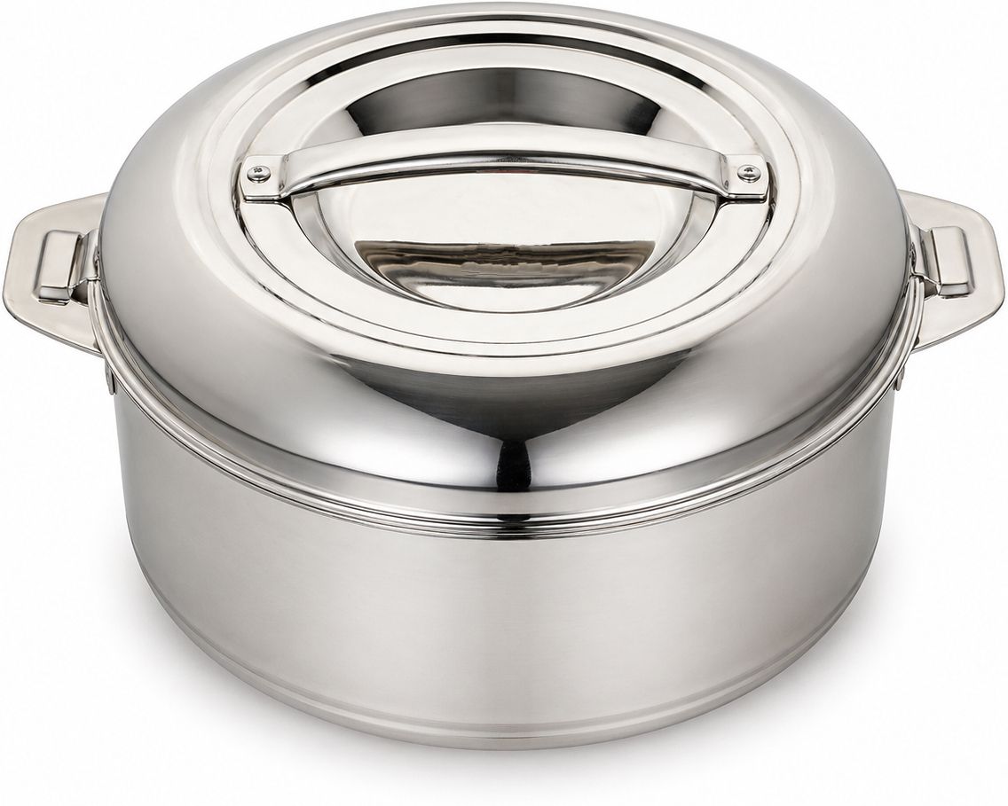 Freshia 3 Liter Insulated Stainless Steel Casserole & Lid 2600ml Double Wall Serve Casserole-picture-16