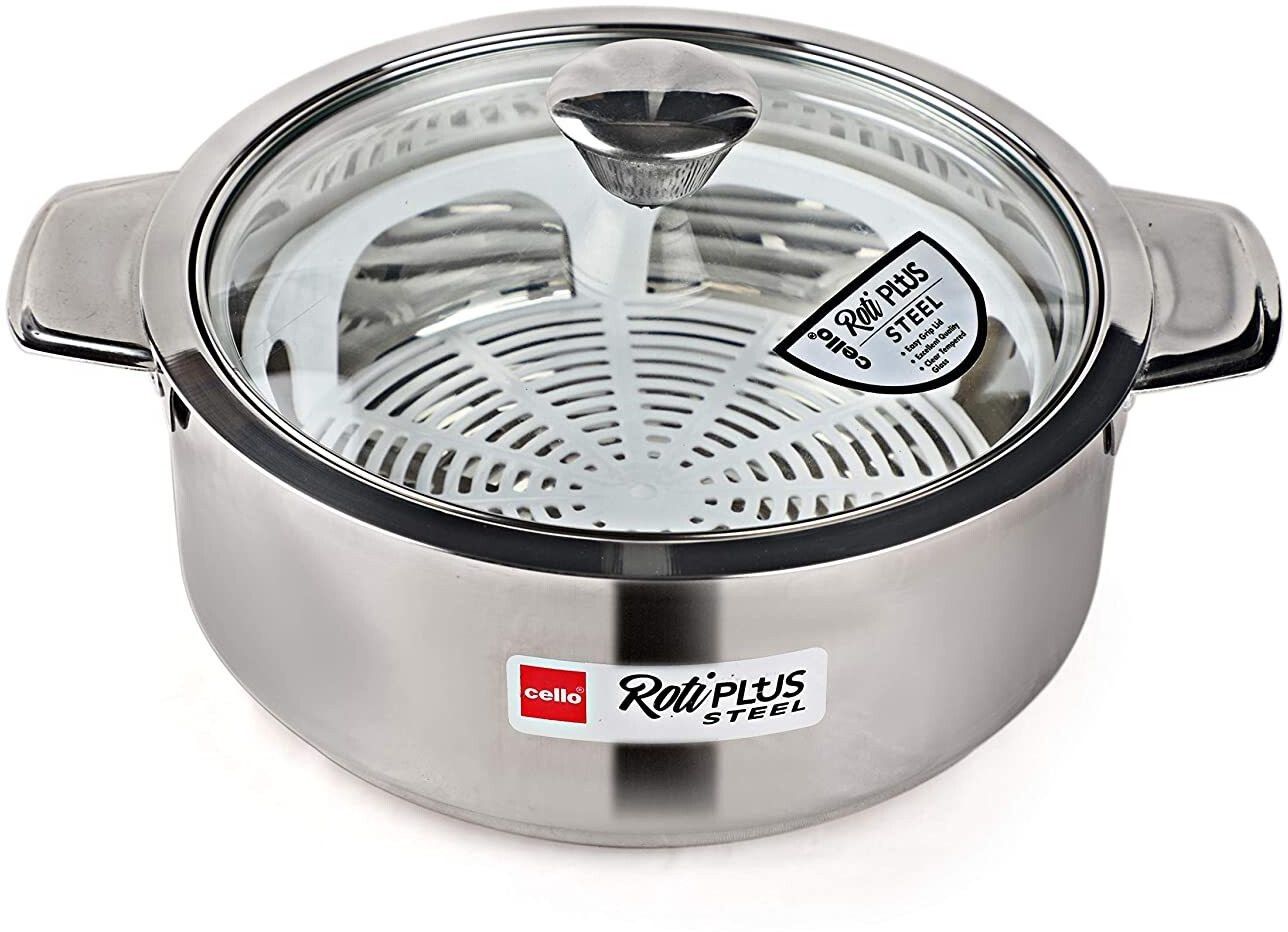 ROTIPLUS BIG STAINLESS STEEL HOT POT Thermoware Casserole-image-47