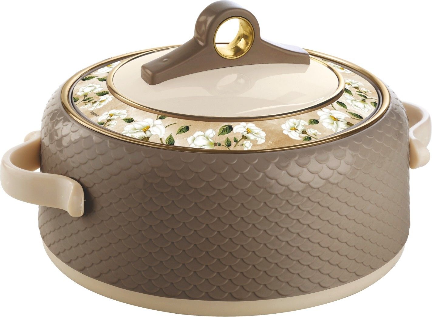 Coral Insulated Casserole | Stainless Steel Inner | Food Grade | Dark Brown Serve Casserole-image-5