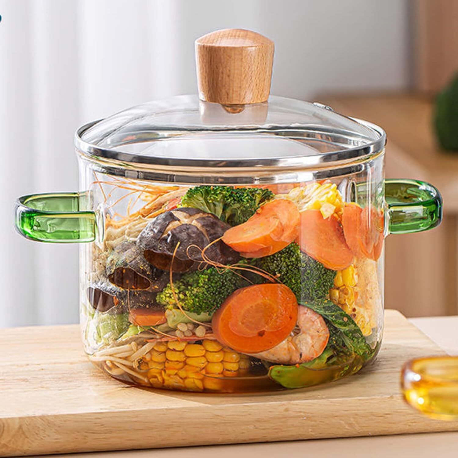 otak Transparent Cooking Cereal Breakfast Bowls for Soup Fruits Cook and Serve Casserole-picture-2