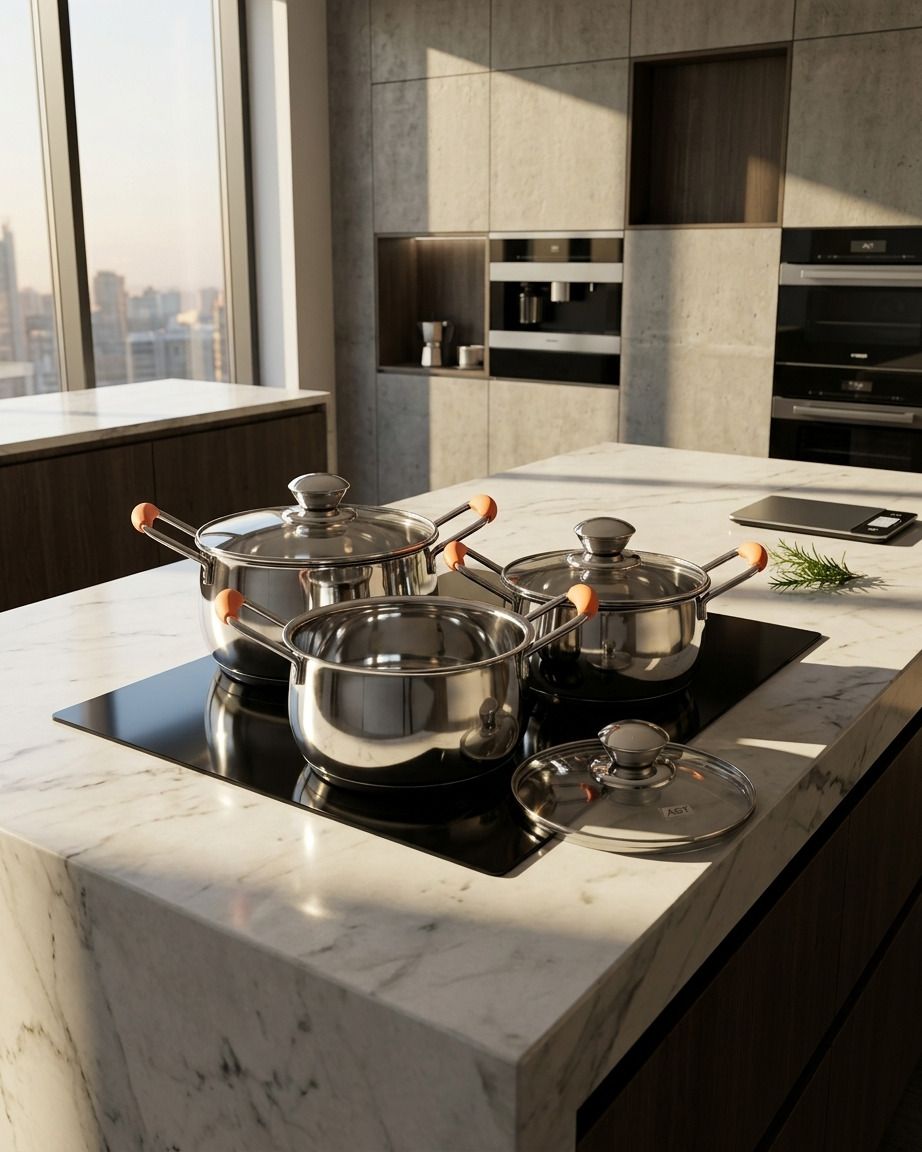 Optima Handi Set 3 pcs Pack of 3 Cook and Serve Casserole Set-image-13