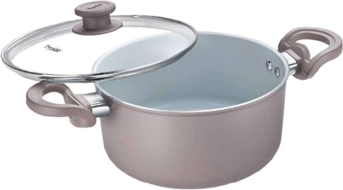 Ceraglide Duo Non-Stick Ceramic Coating|Works On Gas & Induction|High Heating Cook and Serve Casserole-image-35