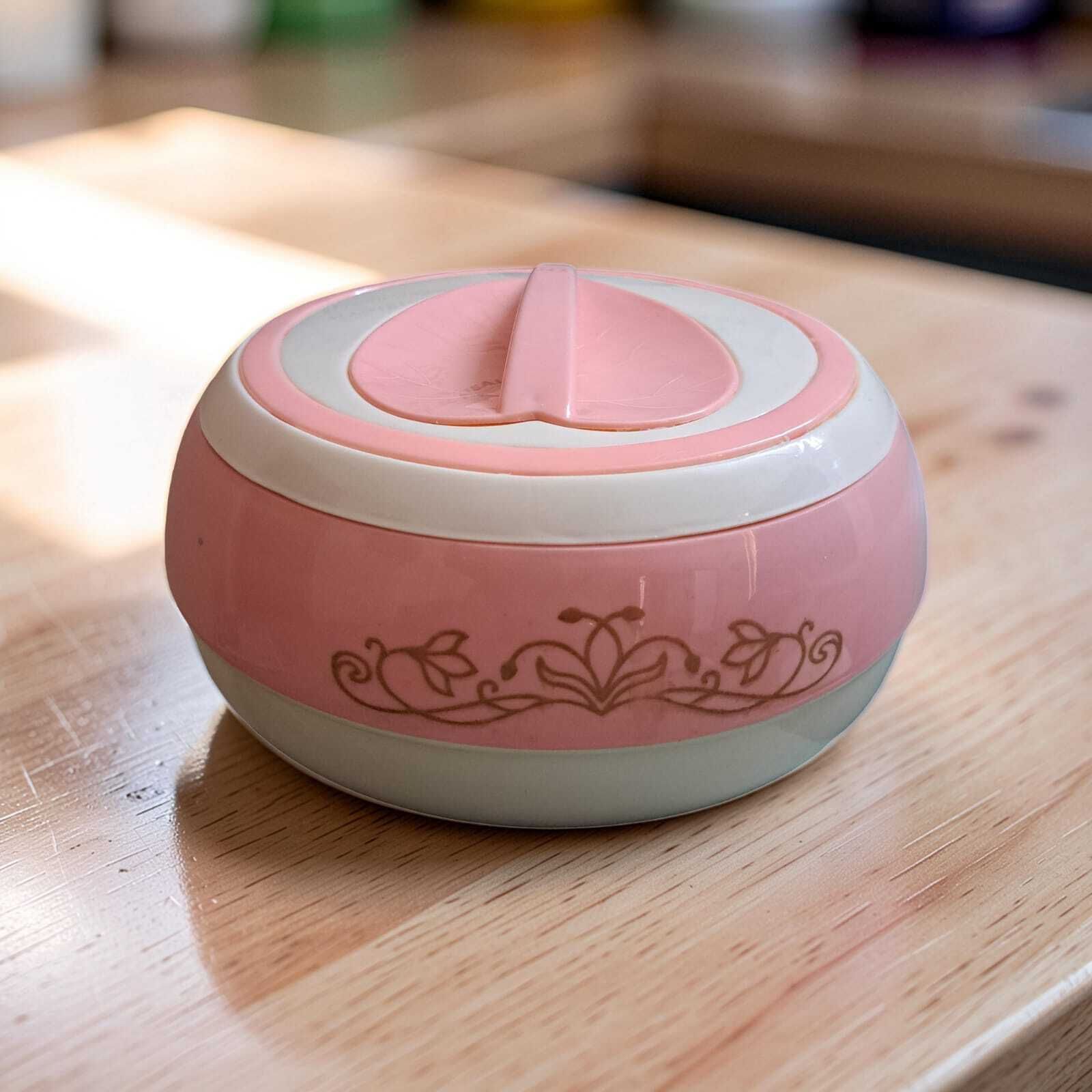 aksh Casserole with Plastic Roti Baske, Pink Thermoware Casserole-picture-35