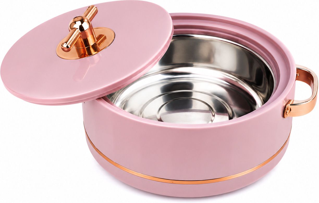 Deluxe Inner Stainless Steel Insulated Casserole Roti 3000 ml Thermoware Casserole-image-34