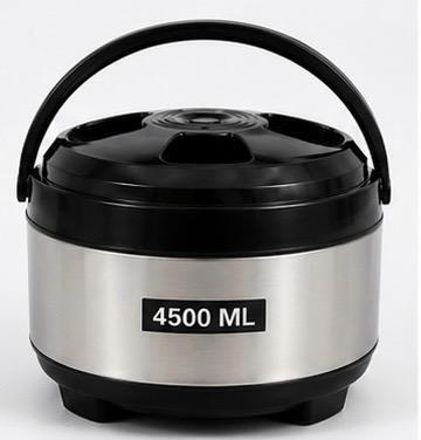 homivra Jumbo Insulated Stainless Steel Hot Pot 4500ml for kitchen use Thermoware Casserole-picture-20