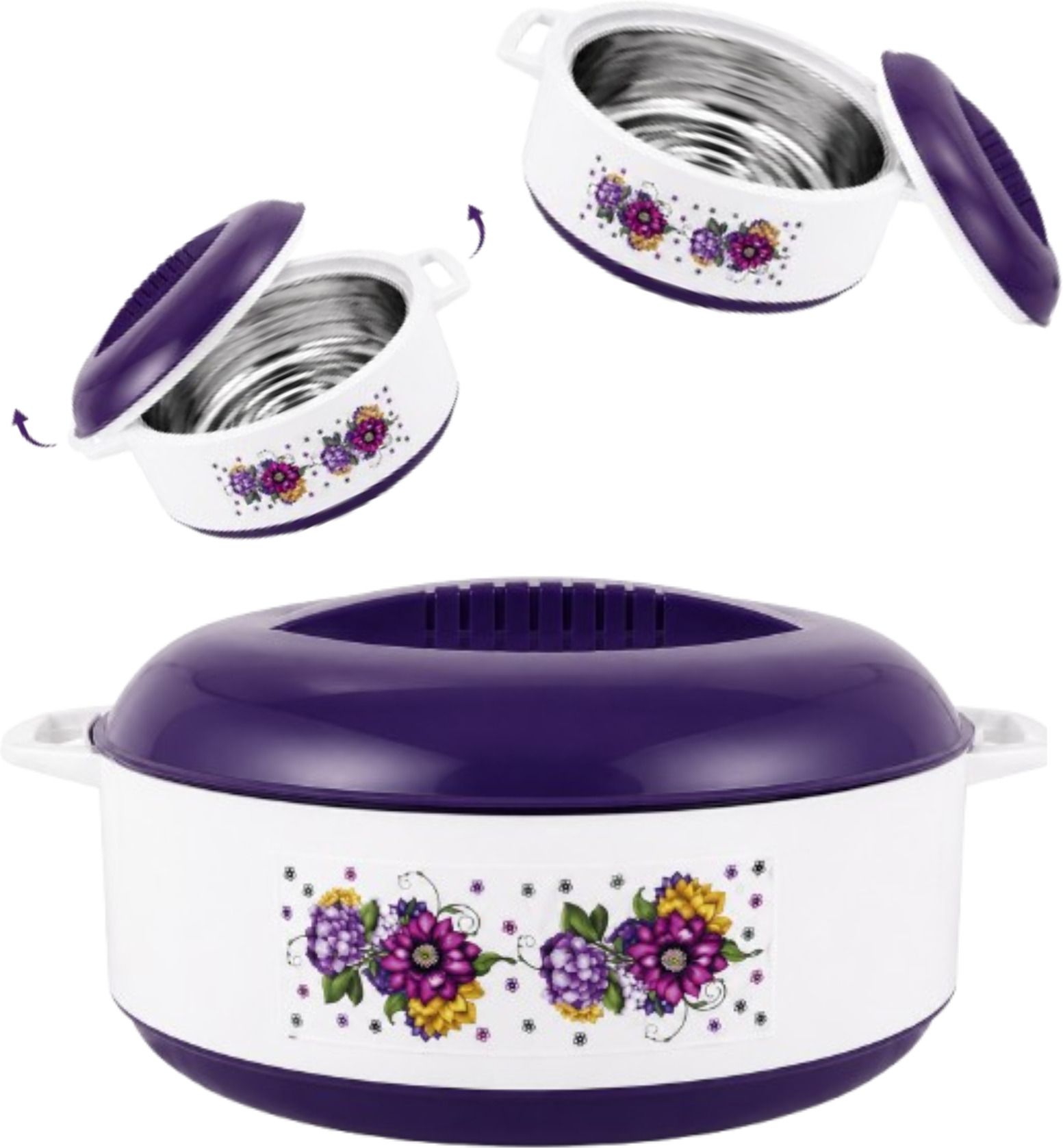 blink clean accessories Hot Pot 1600ml Insulated Casserole | Chapati Hot Box | Roti Box Thermoware Casserole-picture-43