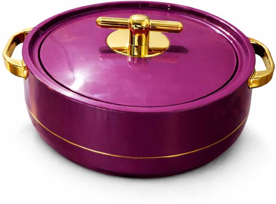 shiv steel Premium Insulated Stainless Steel Casserole for Roti, Rice & Curry Serve Casserole-picture-1
