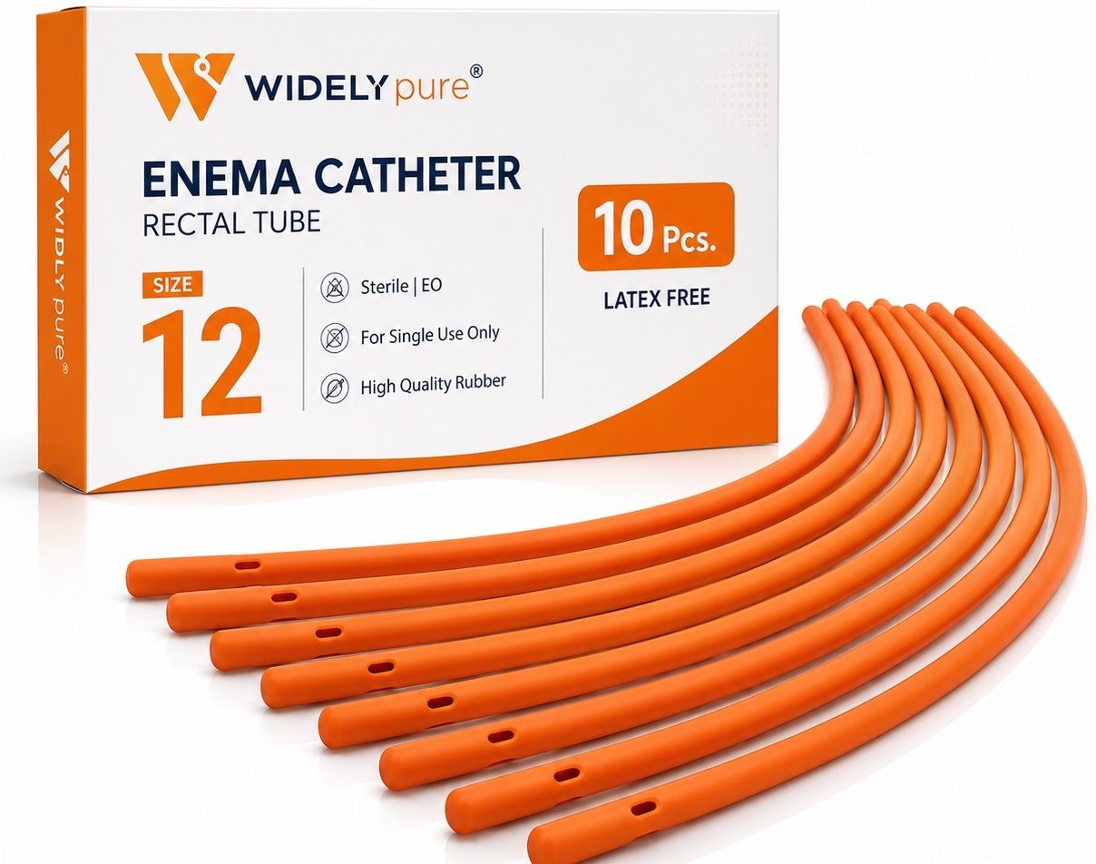 Enema rubber tube 12 number | Enema pipe | Enema tube | Enema Catheter (10 pcs ) Cathode Ray Tube-image-47