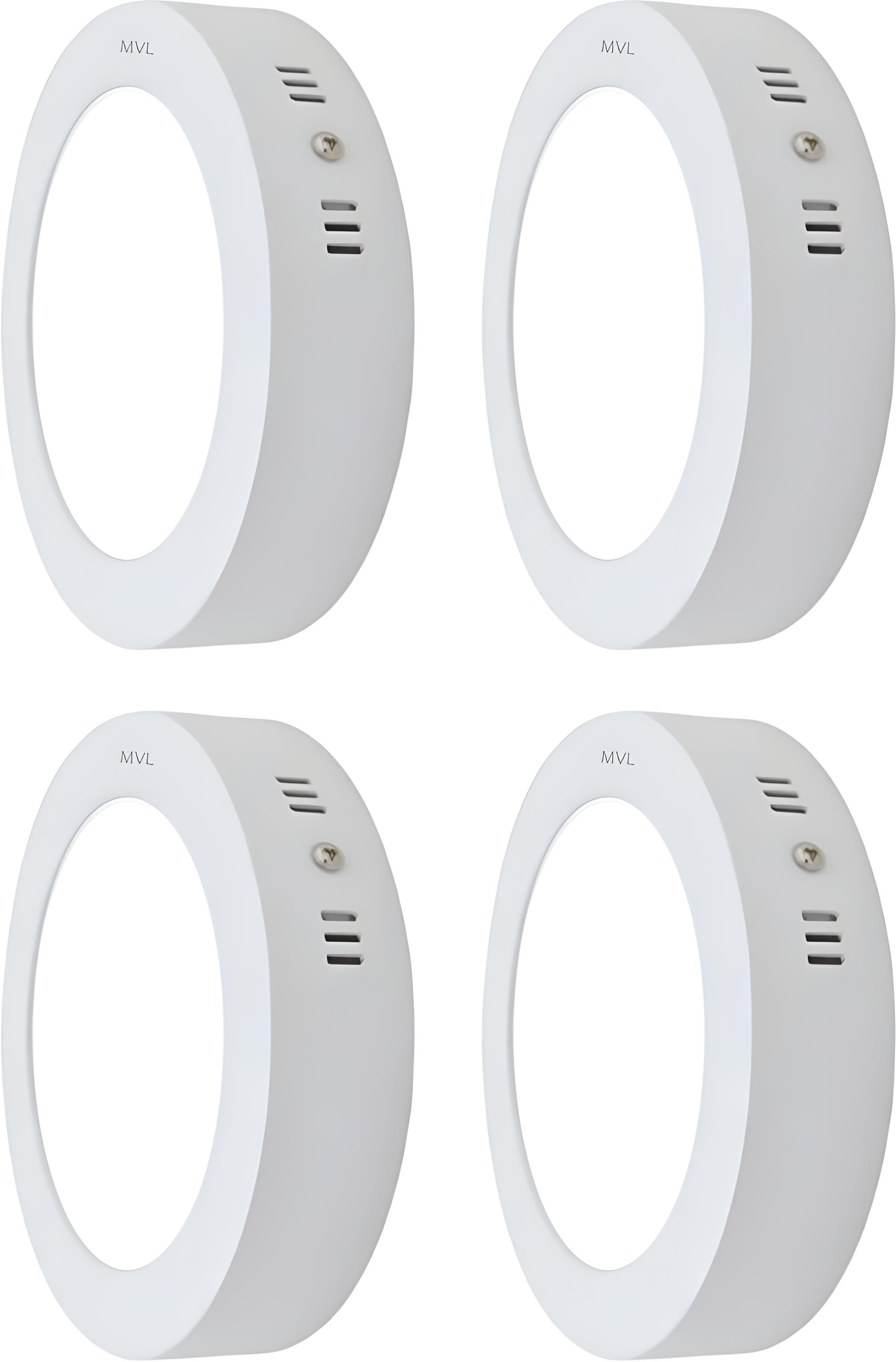 LED 9W CBL Round Surface Down Light White Pack of 4 Ceiling Light Ceiling Lamp