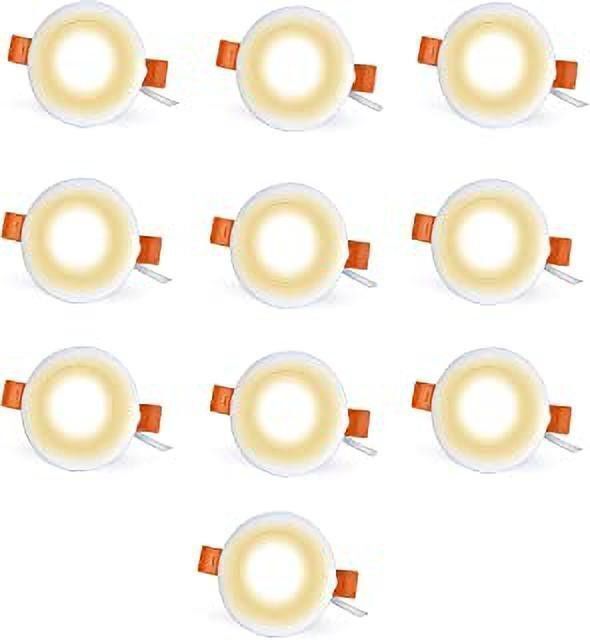 lakhaji 5 watt deep juncation led light for decorative purposes (WARM WHITE pack of 10) Recessed Ceiling Light Ceiling Lamp-picture-44