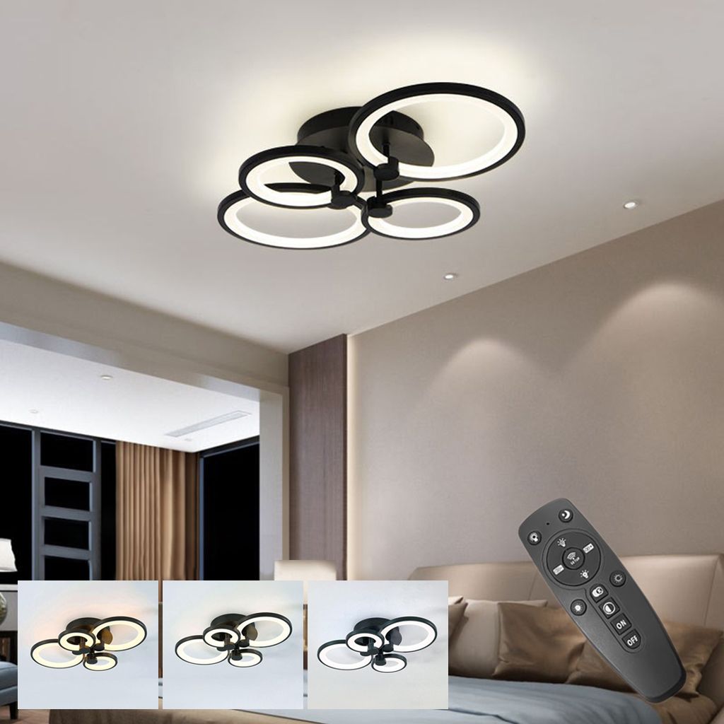 Dimmable LED Ceiling Light with Remote Control for Living and Bedroom Area Ceiling Light Ceiling Lamp-image-45