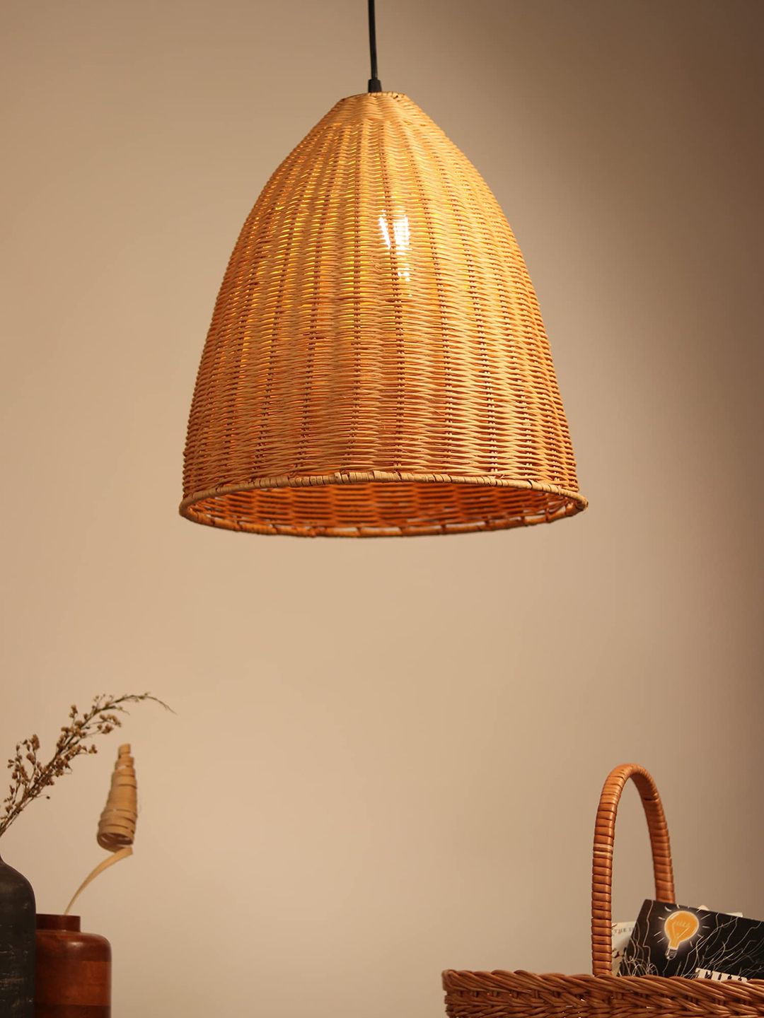 Modern Rattan Hanging Lamp for Bedroom and Study Room Pendant Lamp Ceiling Lamp-image-29