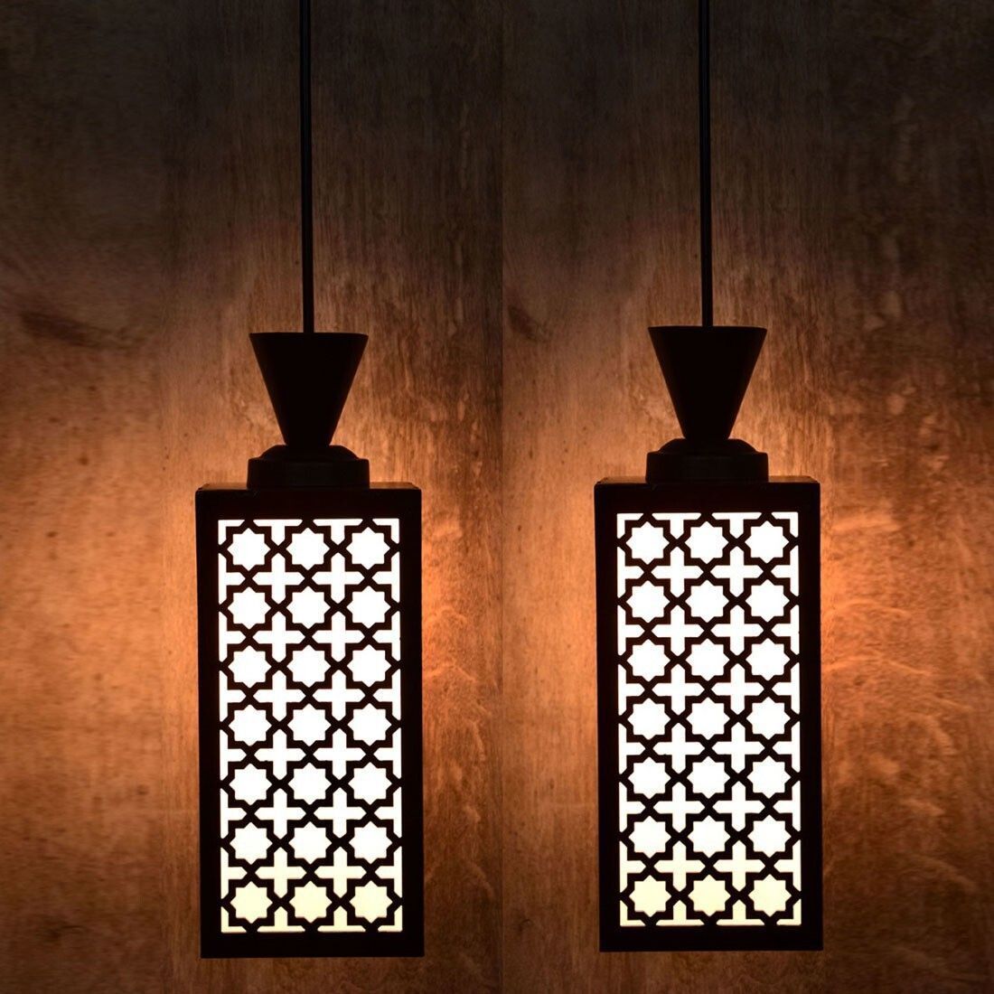 nexat Wooden Hanging Thali Lamp Elegance for Home Decor and Festive Celebrations Pendant Lamp Ceiling Lamp-picture-8