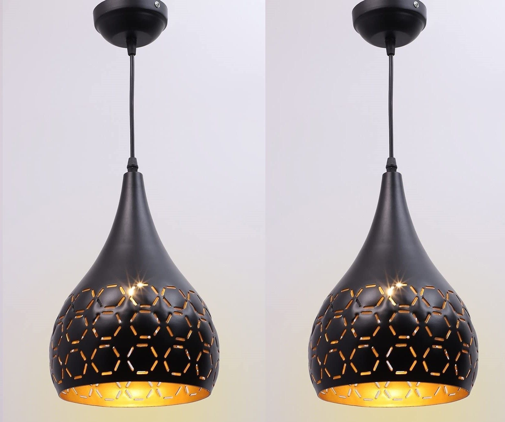 Black Balloon Hanging Light Lamp Aluminum Design Cut Ceiling Light Ceiling Lamp-image-28