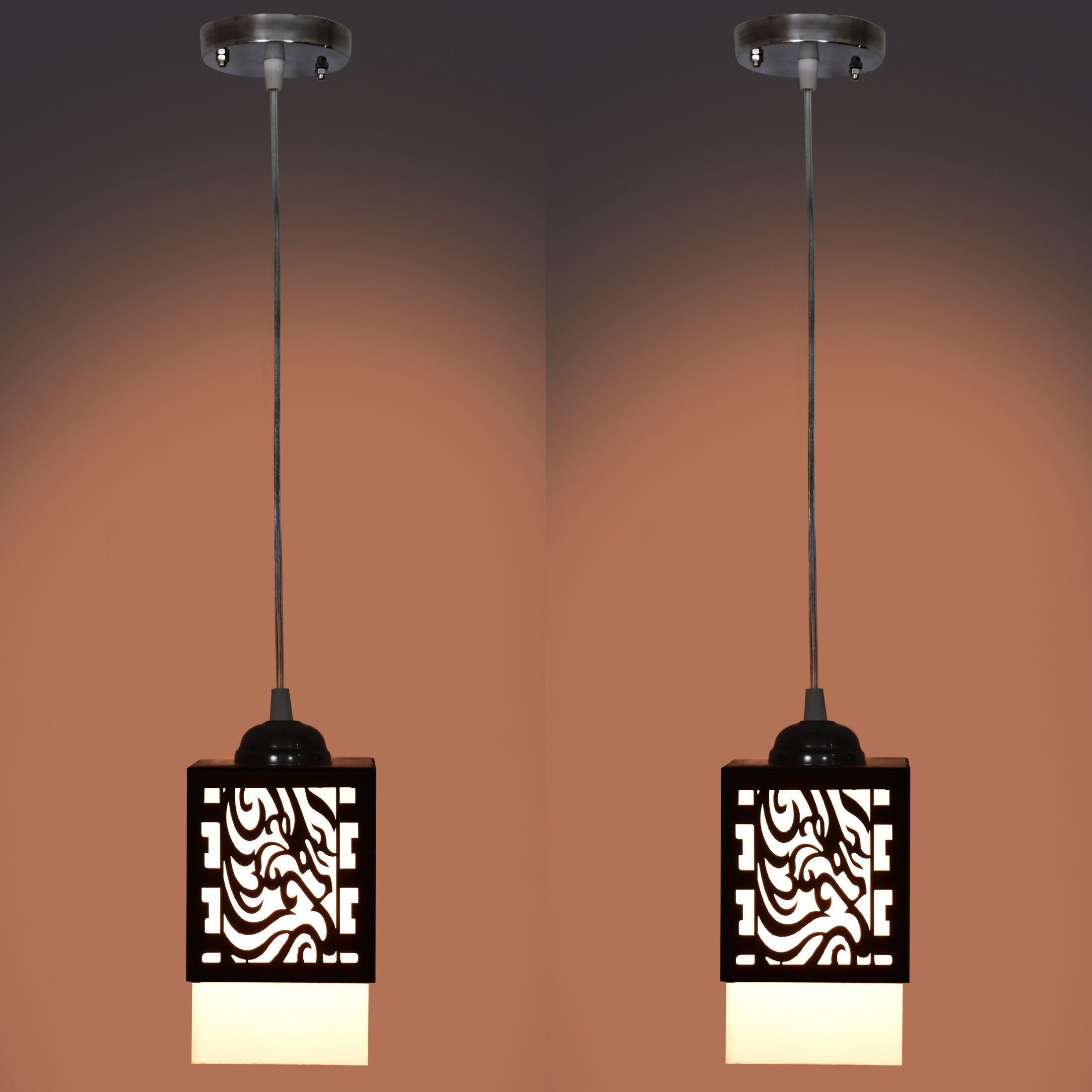 nexat Wooden Hanging Thali Lamp Elegance for Home Decor and Festive Celebrations Pendant Lamp Ceiling Lamp-picture-6