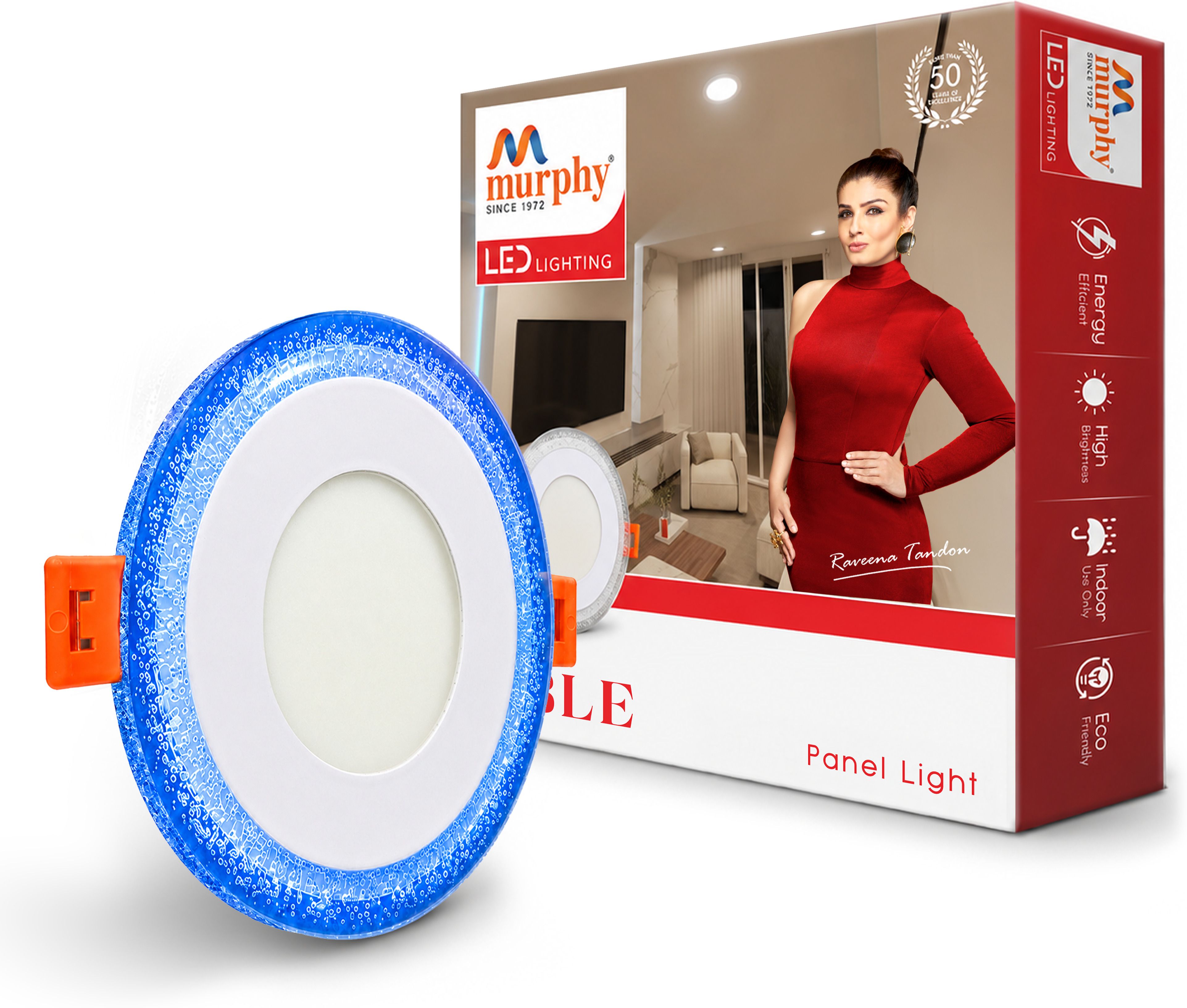Bubble 3W+3W LED Panel Light | 2 in 1 Glow (Cool White + Blue) Ceiling Light Ceiling Lamp-image-16