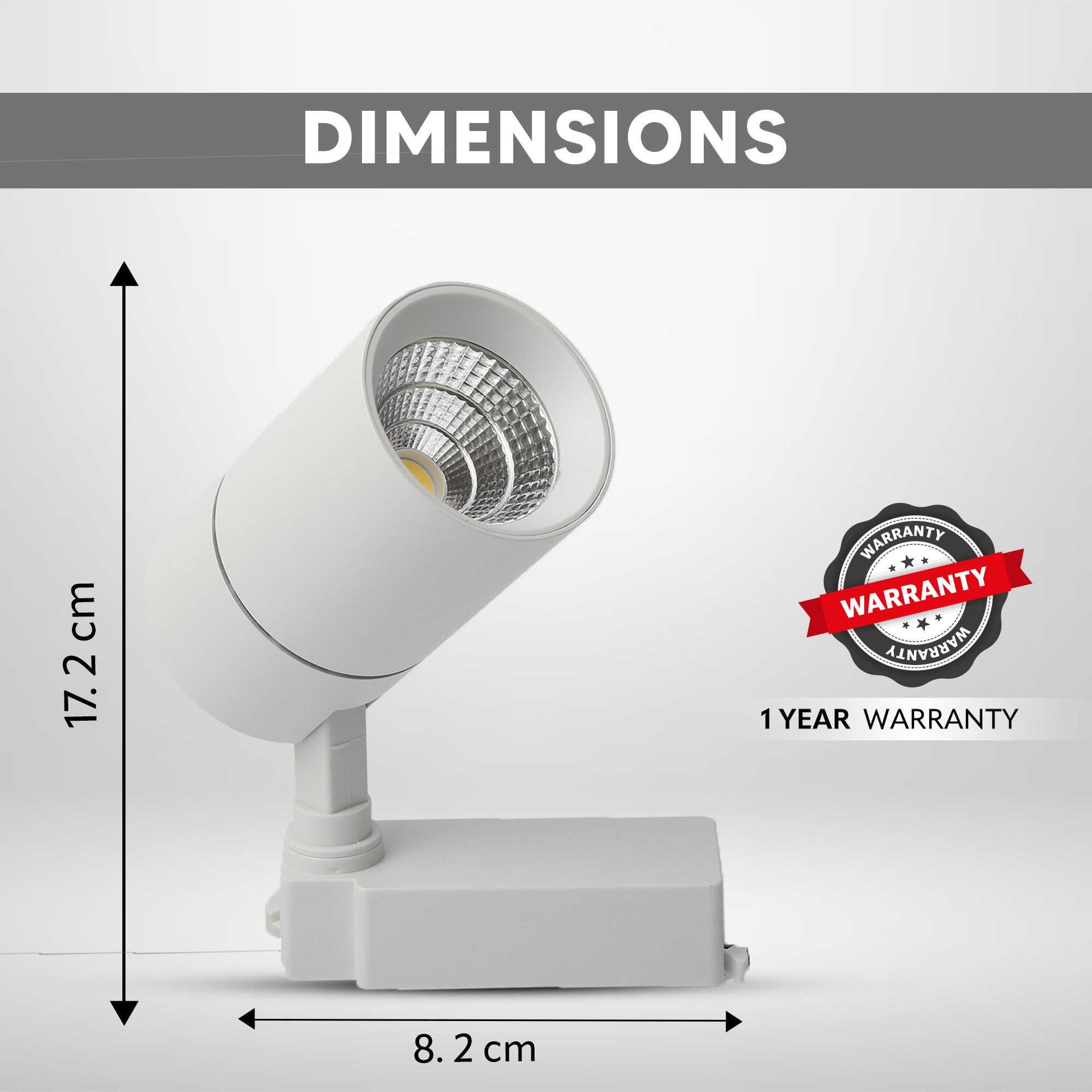 LED 30Watts Ceiling Spotlight/Focus Light, Metal Flexibly Rotatable Light Track Light Ceiling Lamp-image-25