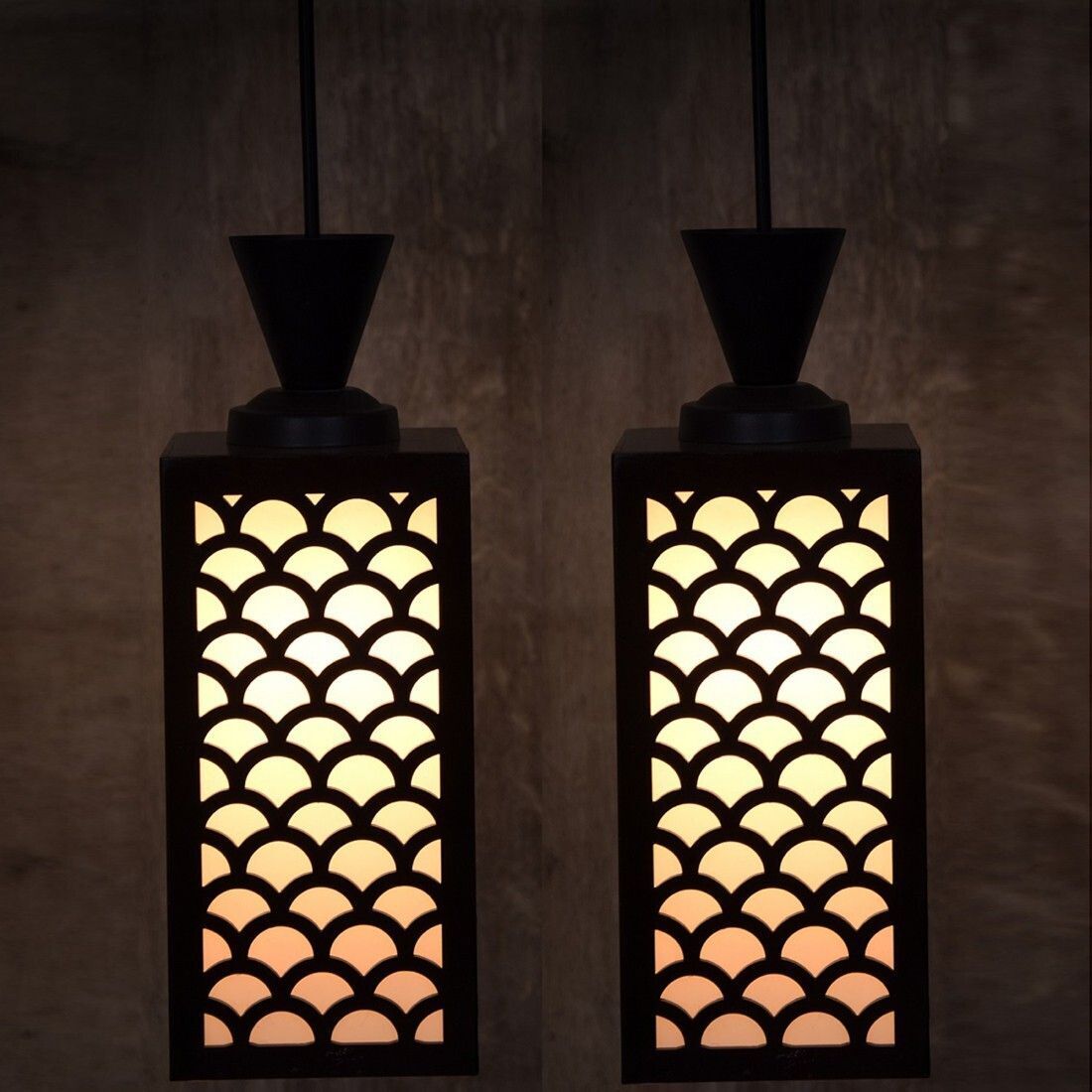 lakhaji Wooden Hanging Thali Lamp Elegance for Home Decor and Festive Celebrations Pendant Lamp Ceiling Lamp-picture-19
